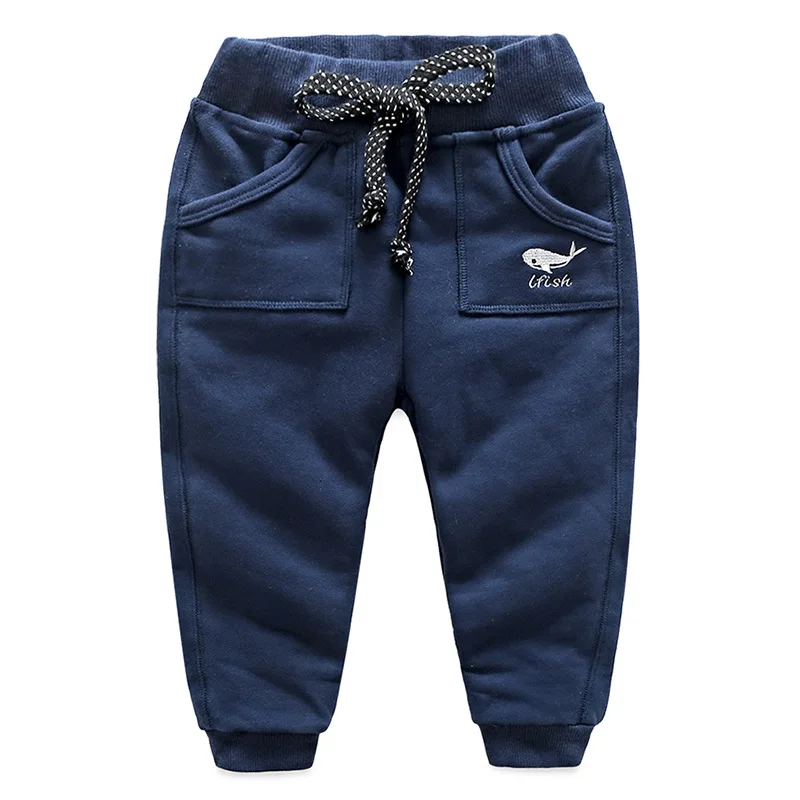 Cheap Wholesale Korean Style Child Clothing Boys Outdoor Warm Pants For Kids