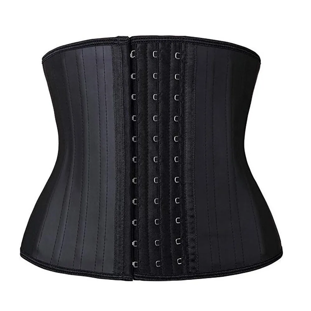 24cm Women Waist Trainer Slimming Corset Underbust 25 Steel Bones Waist Control Corsets and Bustiers Sexy Women Latex Corsets