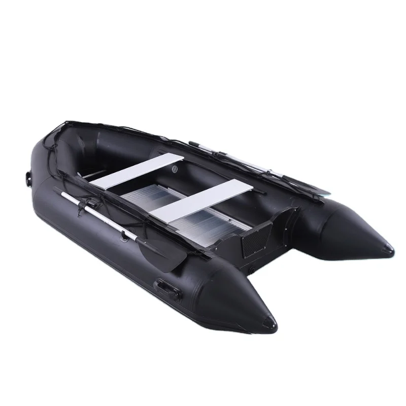 Sea walker  inflatable boat with aluminum floor  rowing fishing boat  U shape paddle rescue  boat Al230