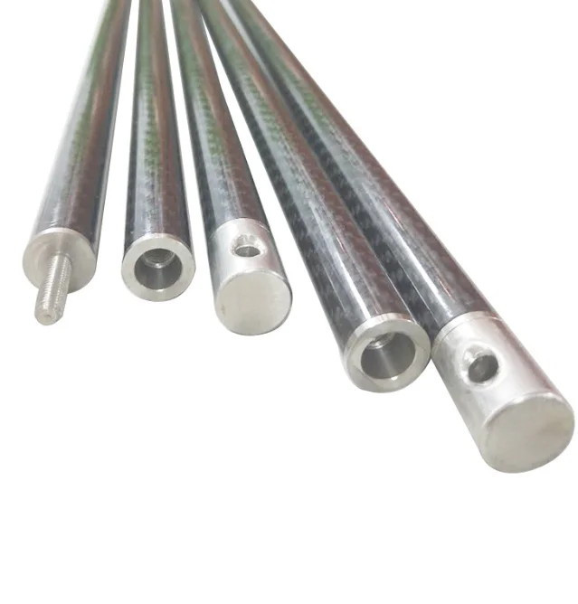 Oem lightweight heat resistance carbon fibre pipe tube cnc cutting tubes cnc carbon fiber tubes connector with customized holes