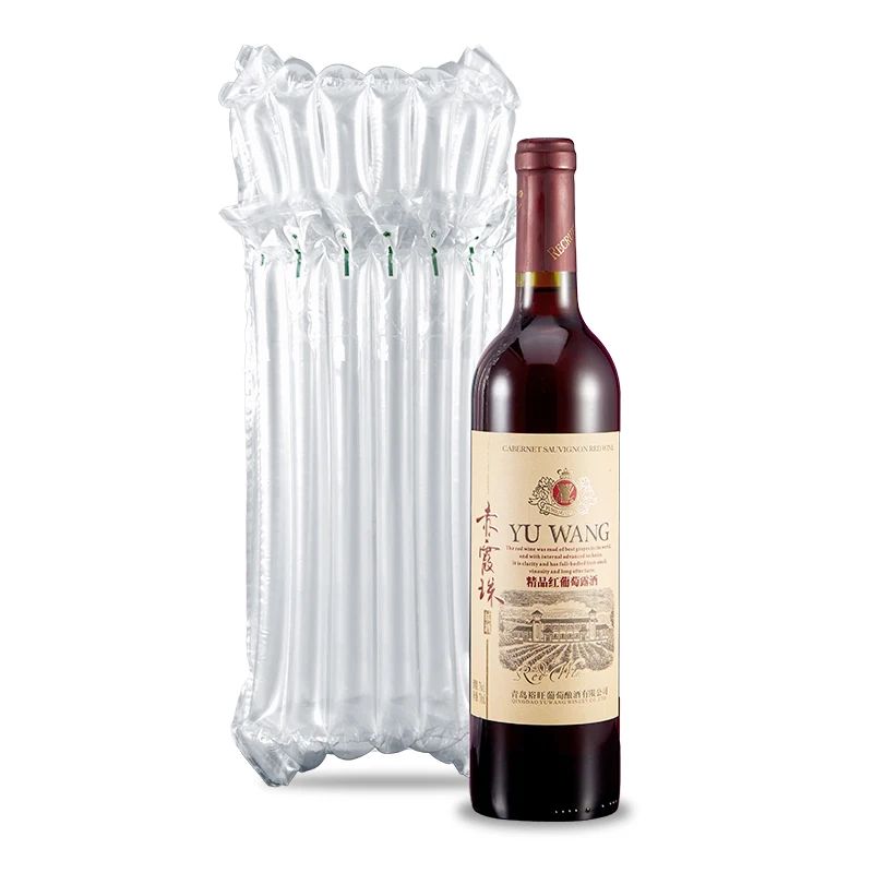 Inflatable Wine Bottle Protector Bag Wine Travel Bags Air Pump Air Column Cushion Packaging Bag Wine for Shipping Travel