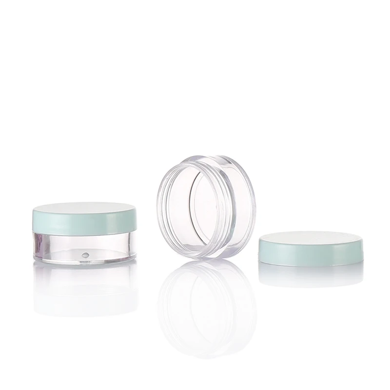 
5g 10g 15g 20g Plastic Cream Jar With Colorful Lid 