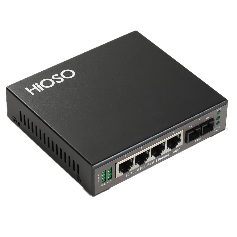 China Factory Wholesale Price DC48V 4 Port unmanaged network switch 120W POE Switch