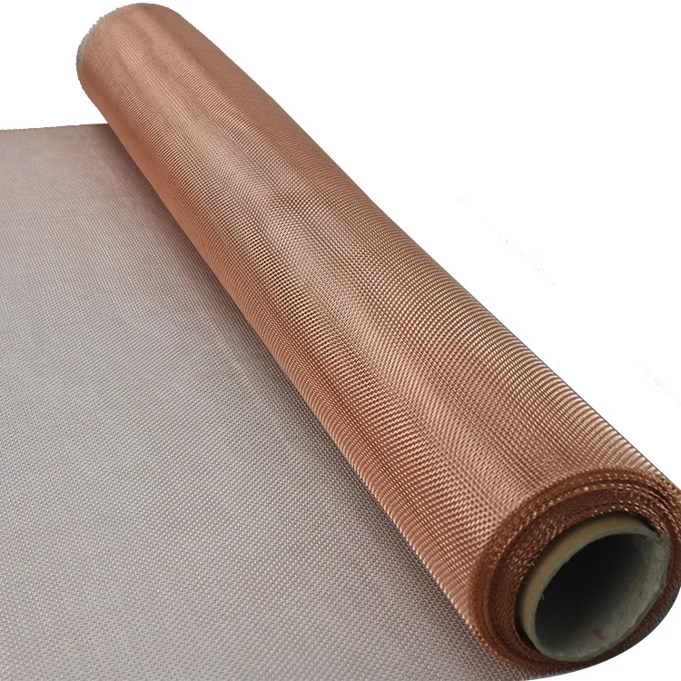 Fine Copper Mesh 1x2 Micro Expanded Metal Copper Foil Mesh For EMI / RFI Shielding