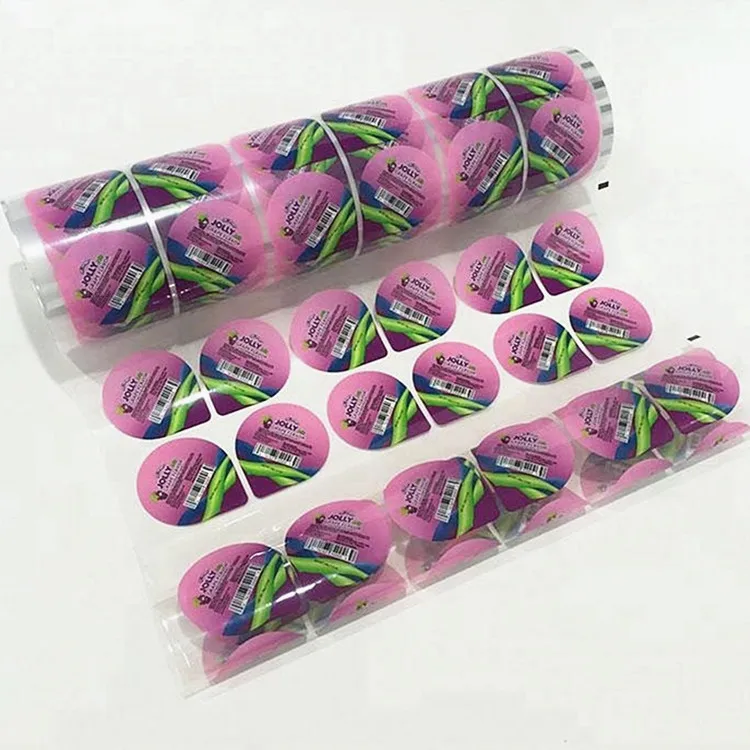 transparent ltding plastic cup sealing roll film for jelly