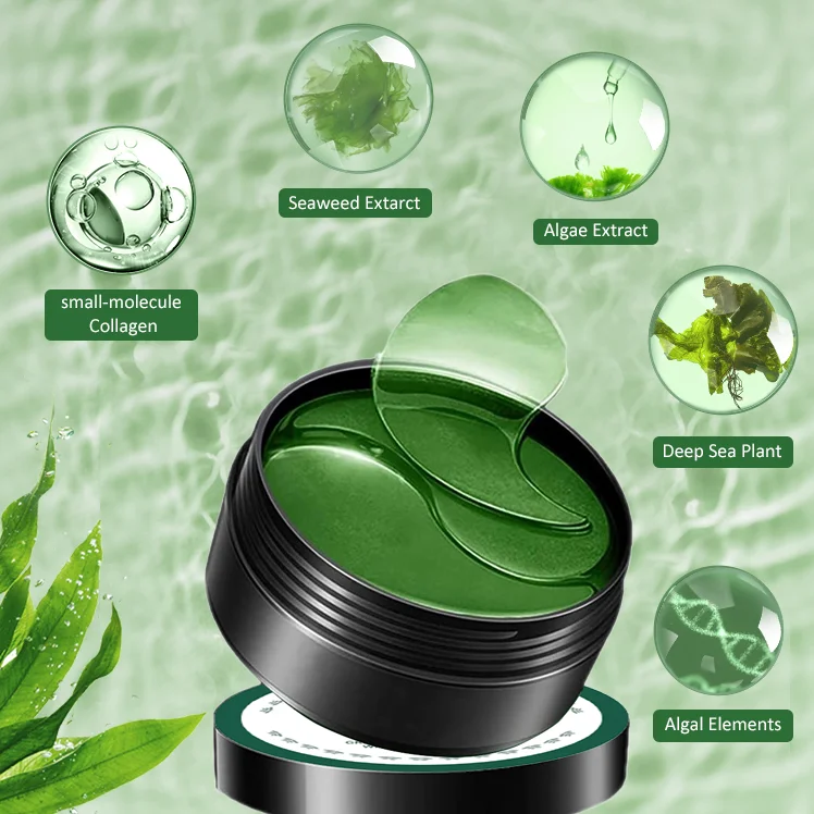 Private label treat eyes Puffiness 24K Golden Collagen Eye Pads Gel Eye Mask