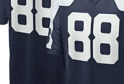 Мужская футболка из овечьей кожи высшего качества для американского футбола