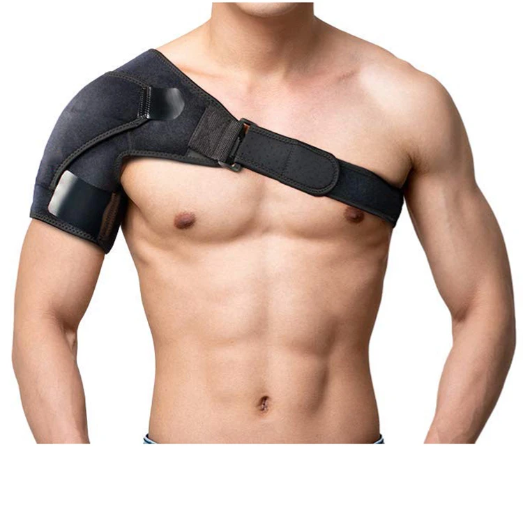 Single Compression Football Shoulder Brace Support Adjustable Neoprene Shoulder Belt Support Clavicle Brace