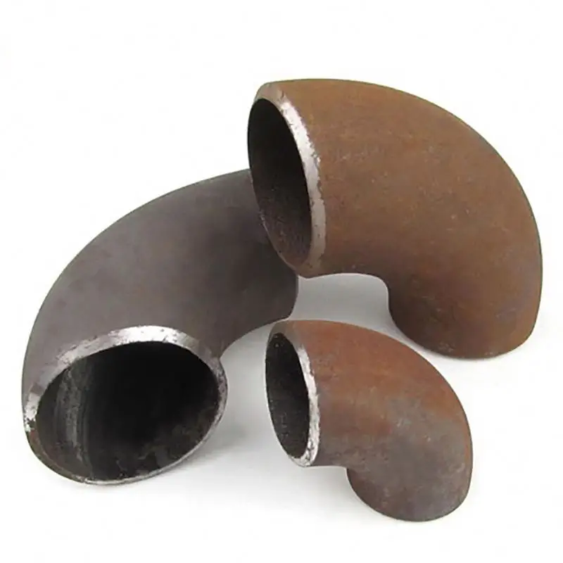All Size Carbon Steel Elbow 90 Degree Elbow Pipe ASME B16.9 A234 WPB Butt Welded Pipe Ftiings Carbon Steel Seamless Elbow
