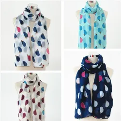 Zipei Fashionable Wholesale Custom Design Hedgehog Print Animal Polyester Scarf Women