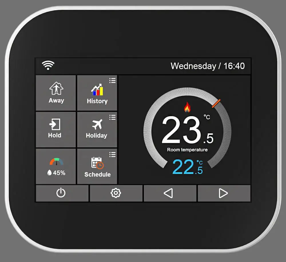 electric thermostat for floor heating system