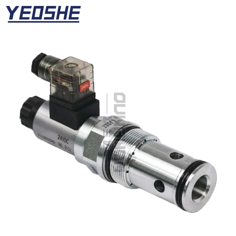 Taiwan YEOSHE proportional flow control valve PG-PFC-17E-2 normally closed cartridge proportional throttle valve