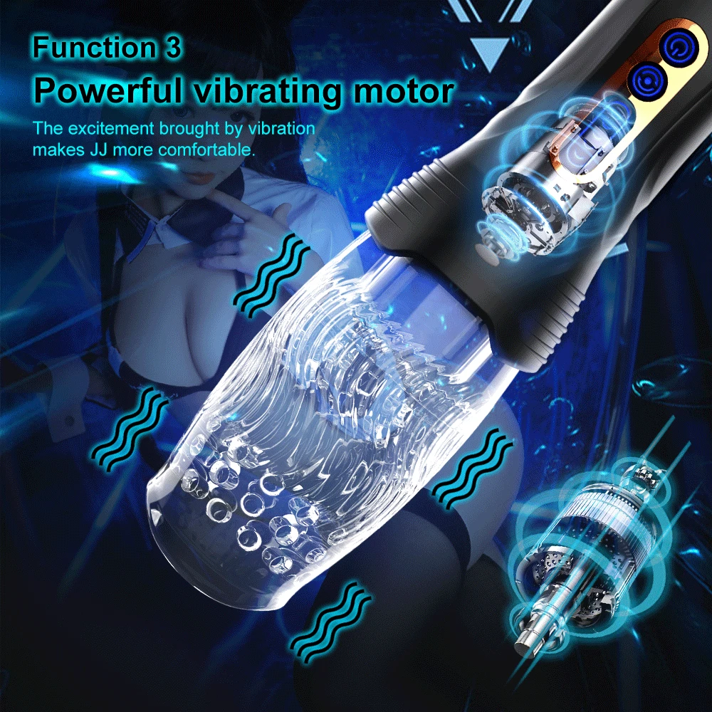 Rotating Sucking Vibrator Masturbator Cup Men Sex Toys Sex Penis Massage Male Masturbator Glans Vibrator Sex Toy for Men