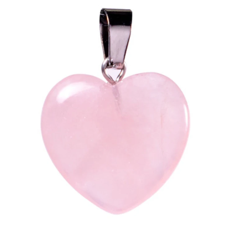 Natural Powder Crystal Crafts Agate Heart Shaped Fit Women Men Crystals Healing Stones Jewelry Colour