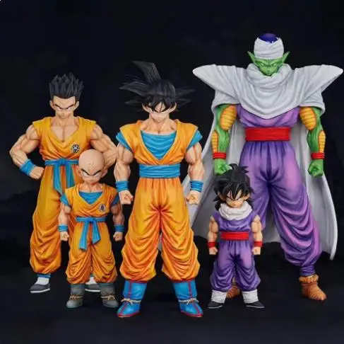 Wholesale 13-32cm Pvc Yamcha Son Gohan Piccolo Figurine Kuririn Anime DBZ Dragon Action Figures Statue Model Toys