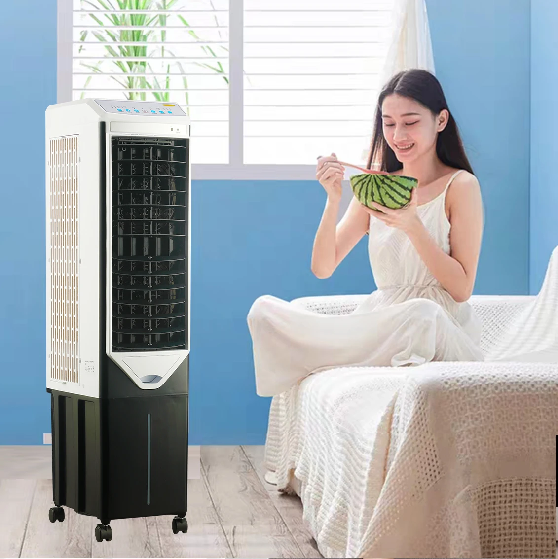 OEM изготовленный на заказ напряжени доступно половой стоячий воздушный охладитель climatiseur solair портативное водяное охлаждение в Китае (стандарты ce,