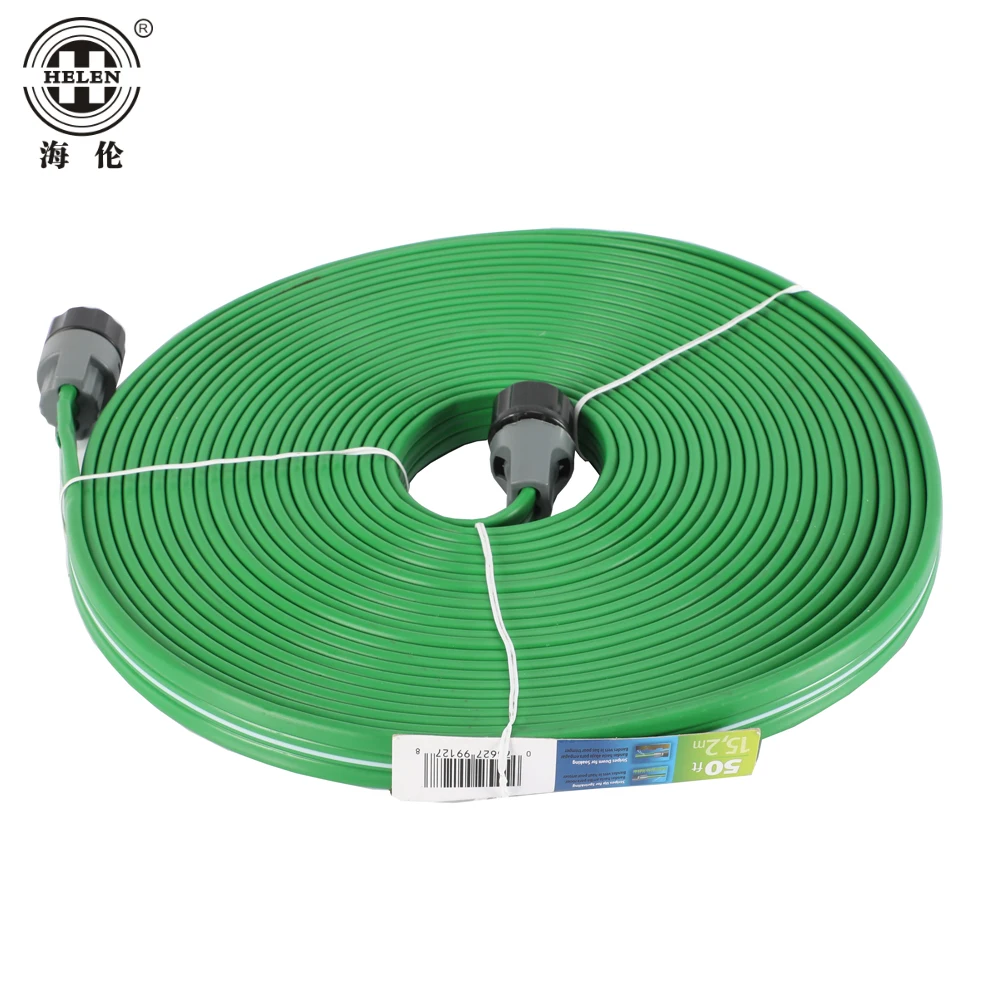 Low price per meter 3-channel reinforced pvc irrigation soaker pipe