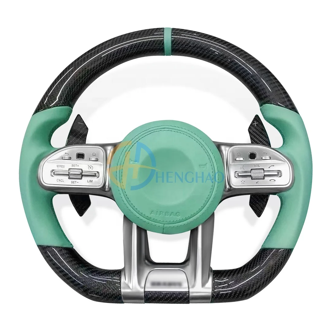 Customized Steering Wheel For Mercedes Benz AMG C-Class G-Class E-Class GLK W204 W221 W463 W166 W205 Carbon Fiber Steering Wheel