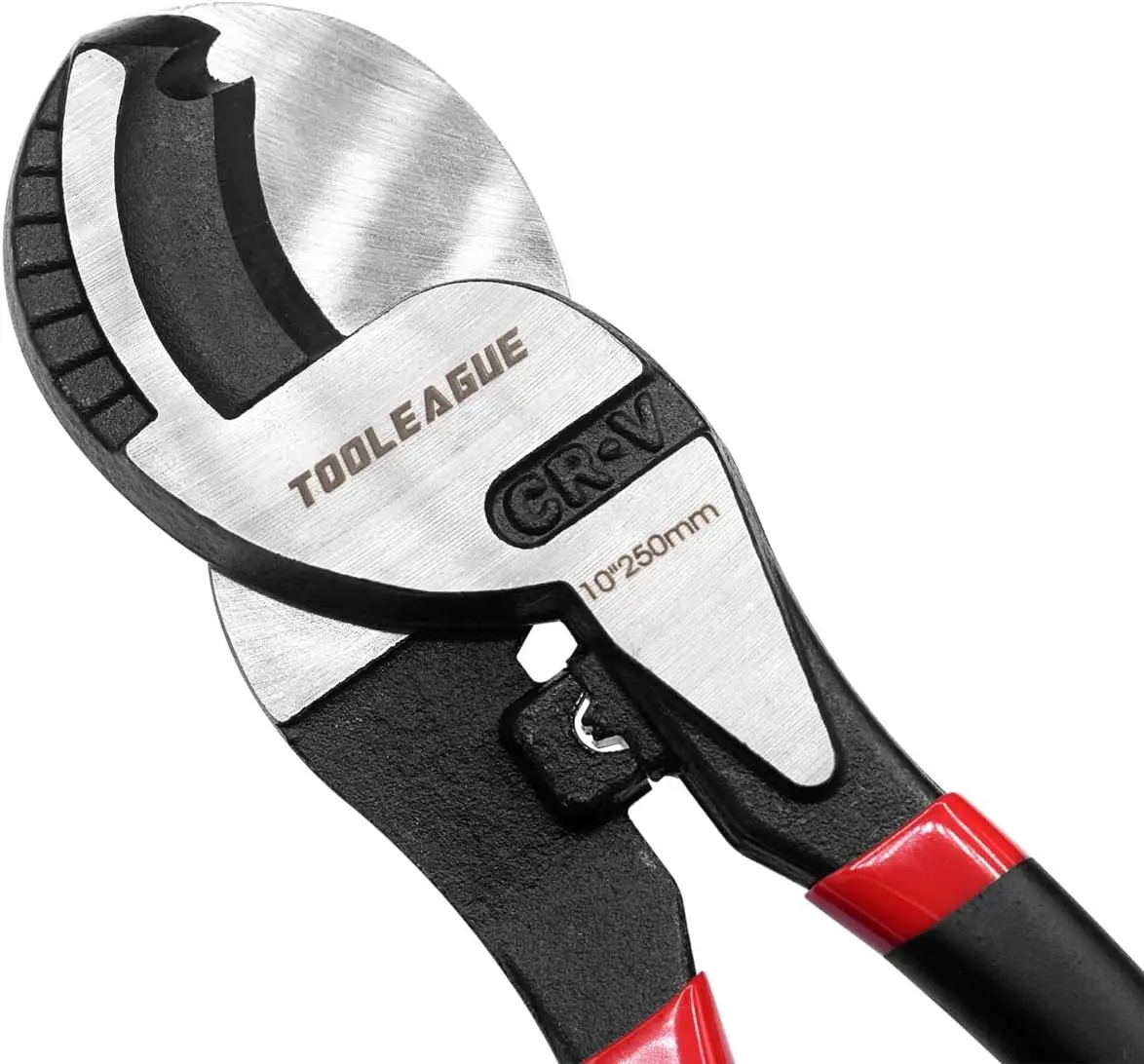 10 Inches Cable Cutter,Heavy Duty Cable Cutting, High Leverage Cutter For Aluminum, Copper, Wire, Communication Cable