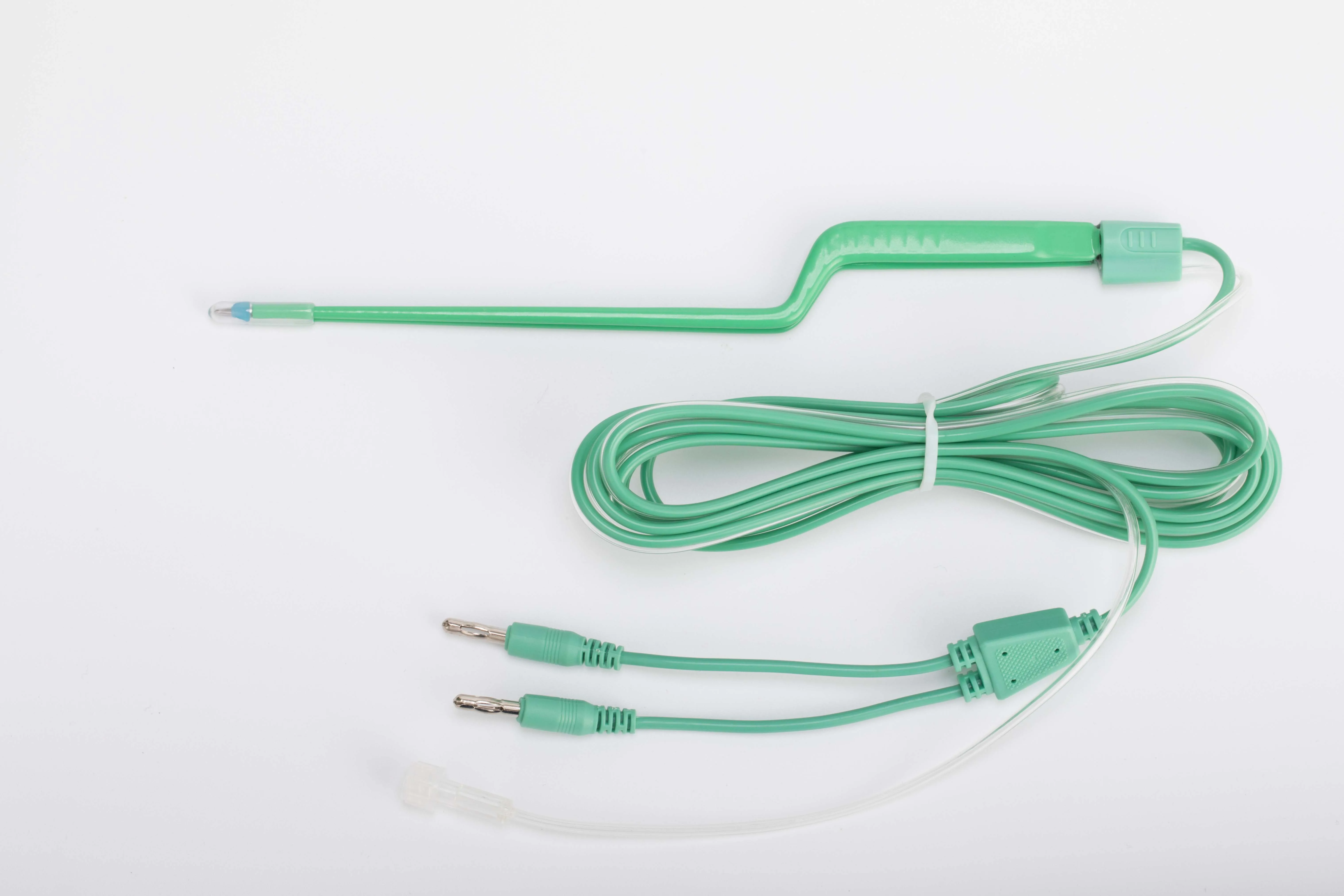 Disposable Electrosurgical(ESU) Tweezers-Irrigation/Dripping Bipolar Forceps Assembled with Cable