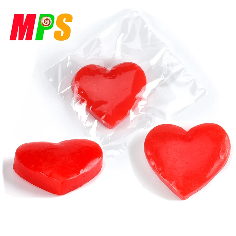 Kids Red Colors Sweets Love Heart Shaped hard candy