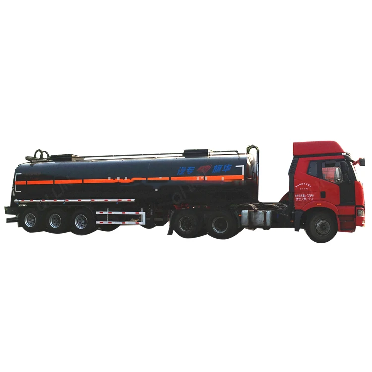 Fuel Tank Trailer Gasoline Transport Truck Trailer Crude Oil Tanker Trailer for sale