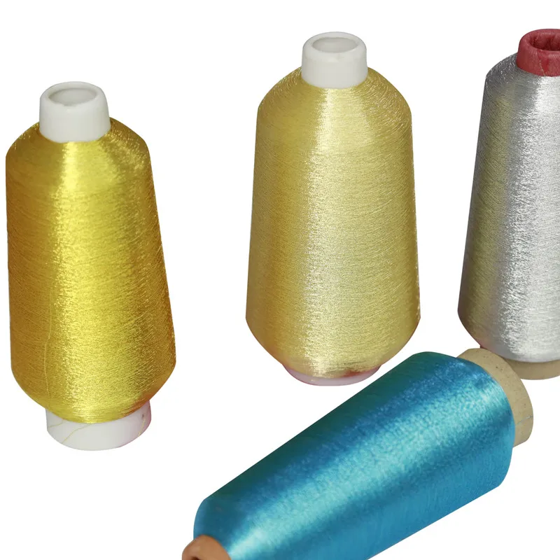 
High quality Lurex thread S type metal thread embroidered metal yarn 