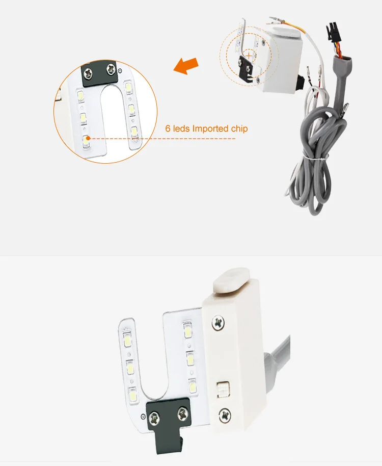 0.5W computer flat led sewing machine light 6 sewing machine led light