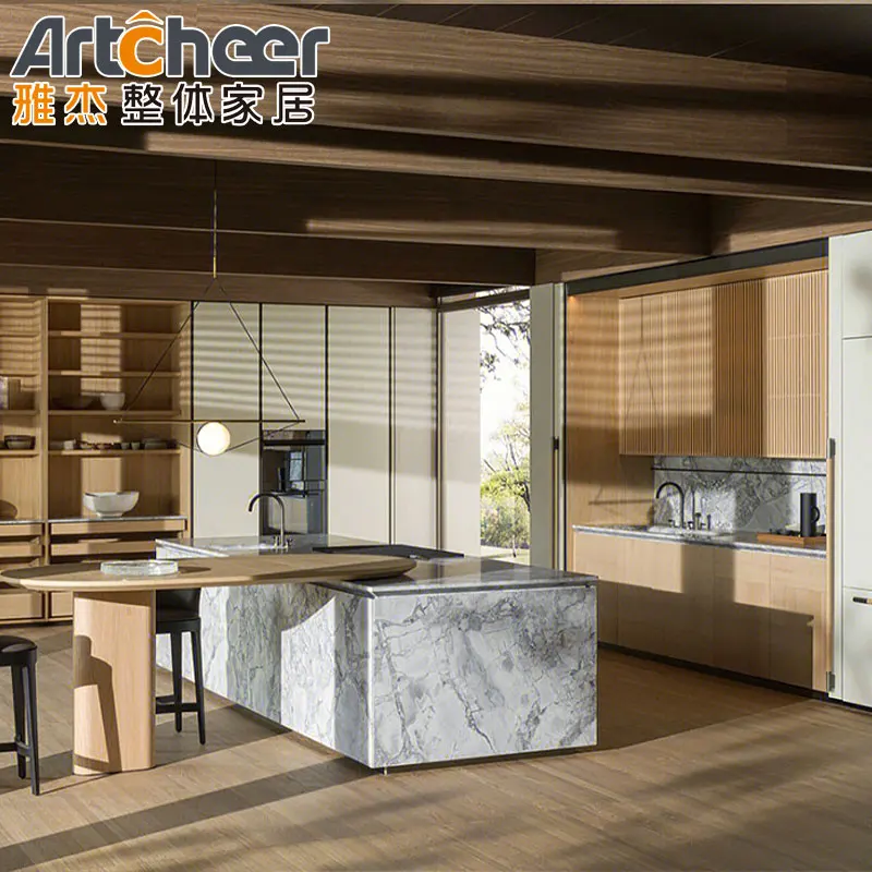 Prefabricated kitchen cabinets luxury high end design