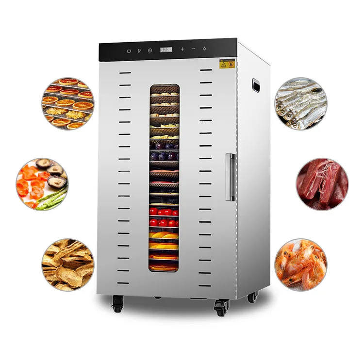 24 Trays Electric Meat Vegetable Dryer Machine Food Dehydrator Machine Dehydrator Commercial