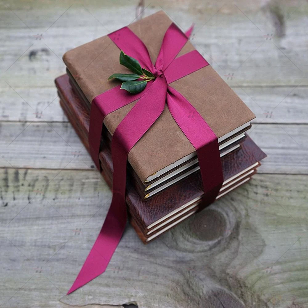 
Custom Logo Leather Journal Cover Field School Business Meeting Notebook 