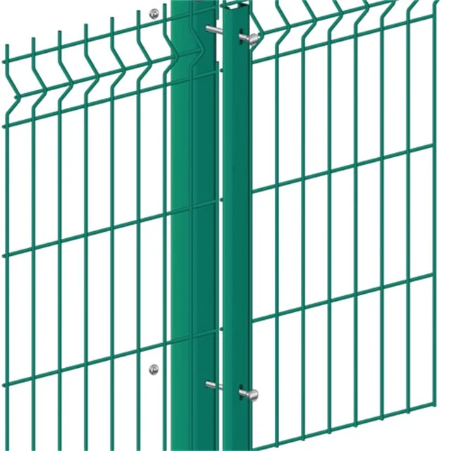 3D Curved Welded Wire Mesh Fence Panel Outdoor Metal Garden & Sports Fencing for Driveway Gates and Accessories