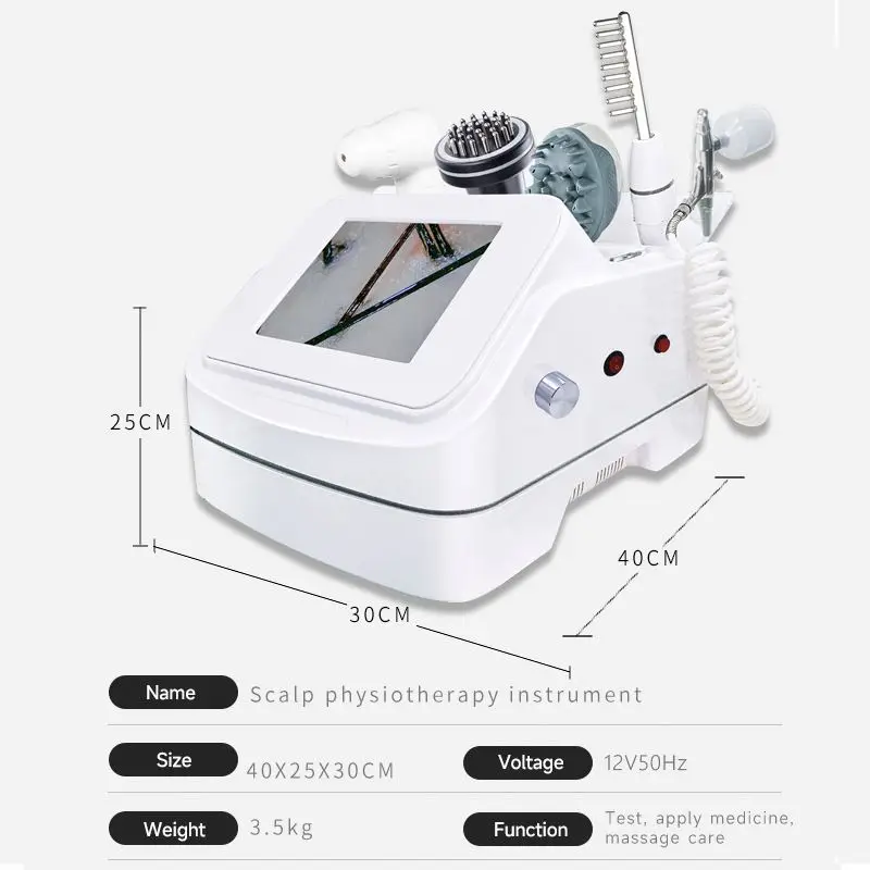 5 in 1 Scalp Massager Device Hair Loss Treatment Professional Hair Scalp Care Massager For Hair Growth