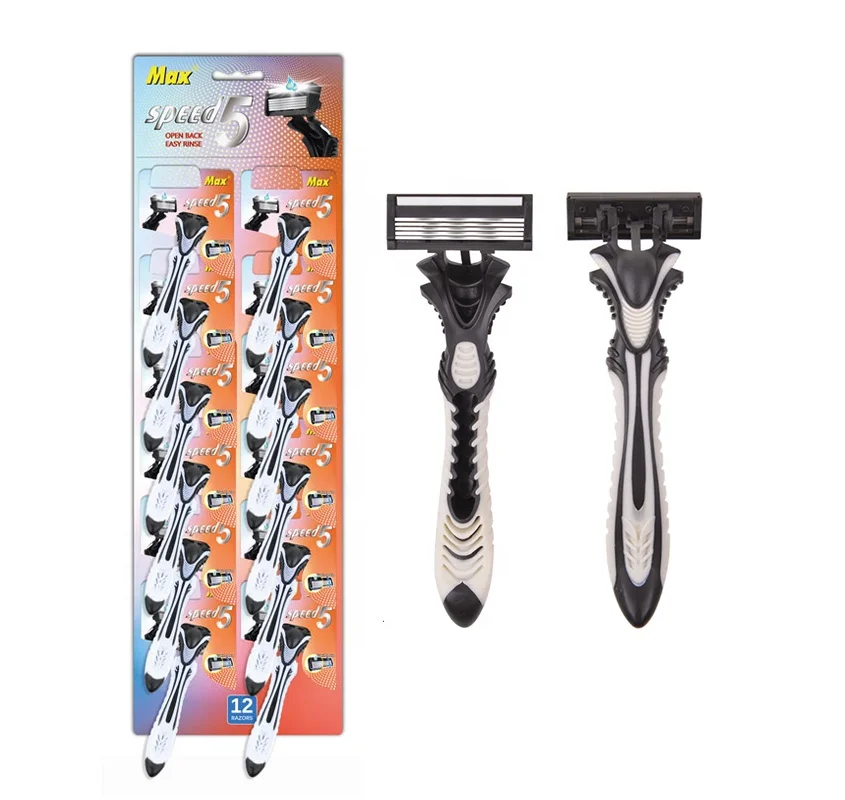 OEM factory Five  blade disposable razor for male face razor blades
