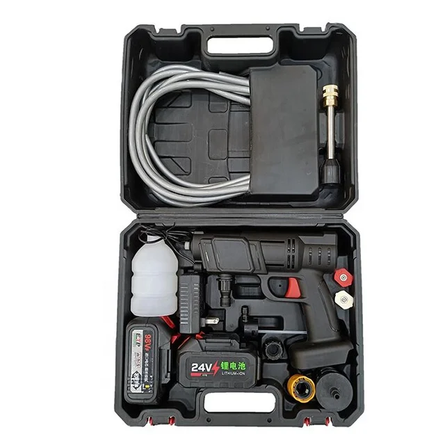 High pressure car washer wireless lithium battery portable water gun