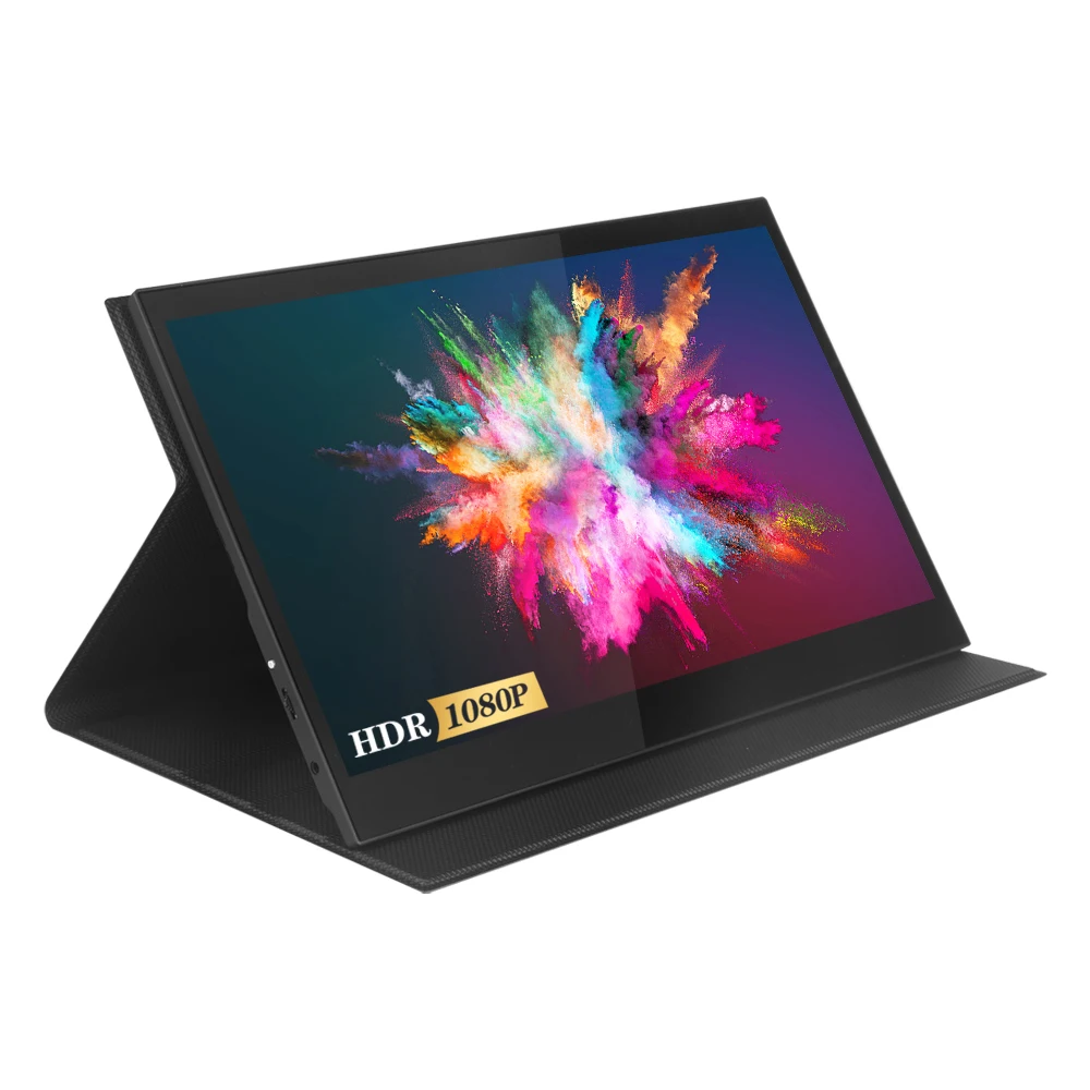Full HD 13.3 Inch Portable Monitor 1920*1080P IPS HDR LCD Display 100%DCI-P3 Laptop Smartphone Extend Screen