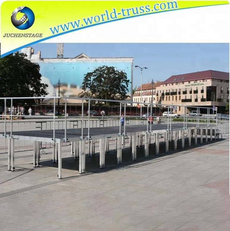 Outdoor Aluminum Event Mobile stage color concert podium assemble stage portable stage