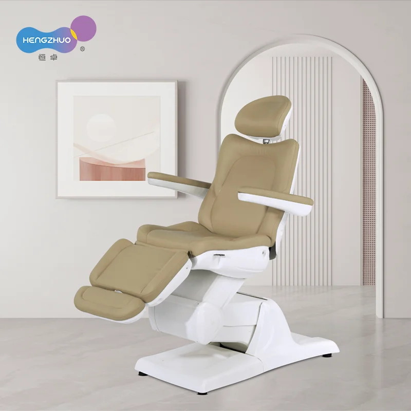 Wholesale Electric Facial Bed for Beauty Salon  Height Adjustable Tattoo Massage Table with 3D Pillow