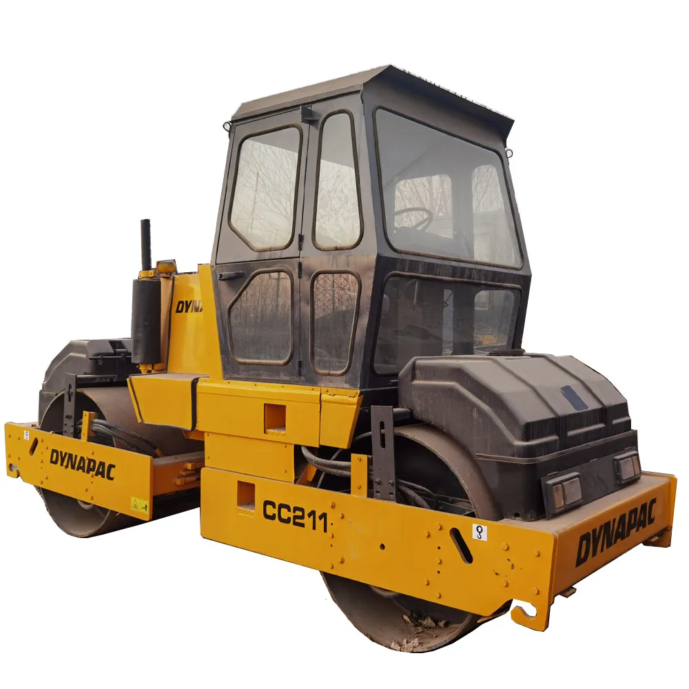 
Wholesale Price 70% Grade Ability Hydraulic Transmission Drive Type Used Road Roller Dynapaccc211 Single Drum Roller 7 Ton CE DE 