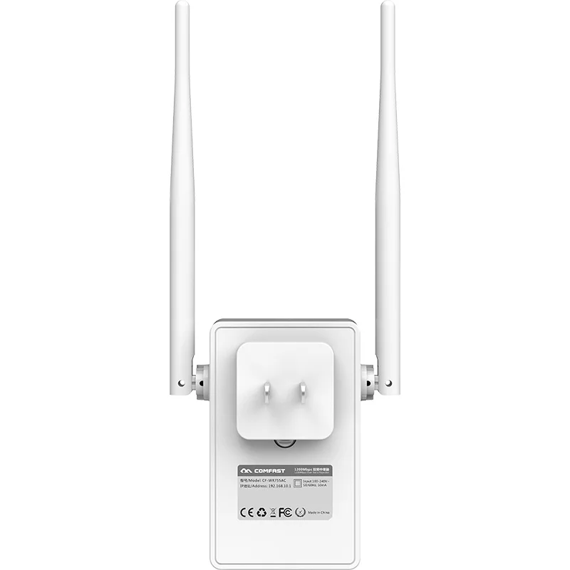Comfast 2 4g 5g двухдиапазонный WiFi удлинитель усилитель сигнала точки доступа 1200 Мбит/с 64 МБ wifi ретранслятор