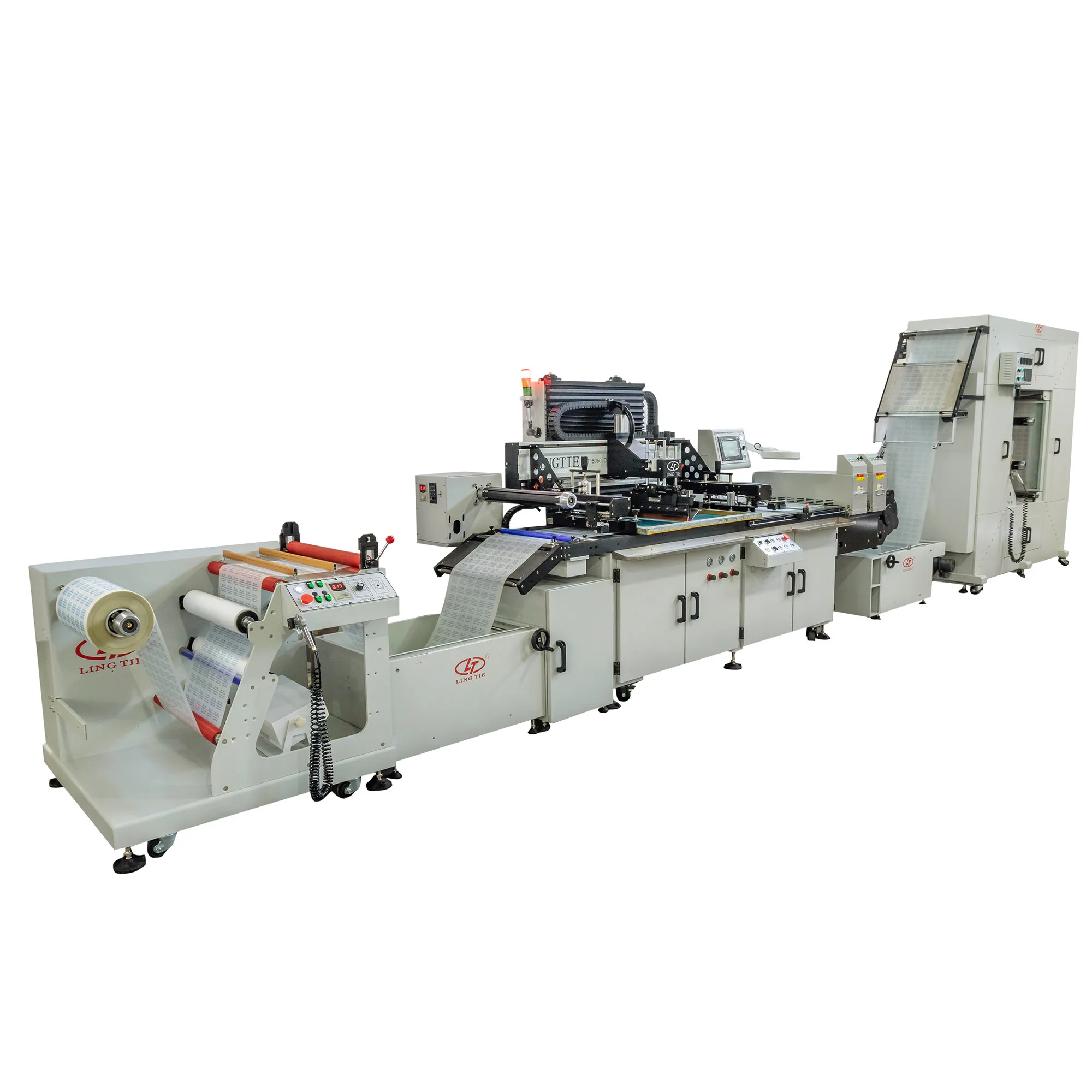 Roll to Roll Automatic Printing Machine Price Continuous Silk Screen Printing Machine