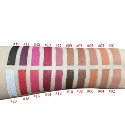 NO Logo 20 color private logos lipliner lip liner vegan Waterproof Wooden Nude Easy To Color Lipliner