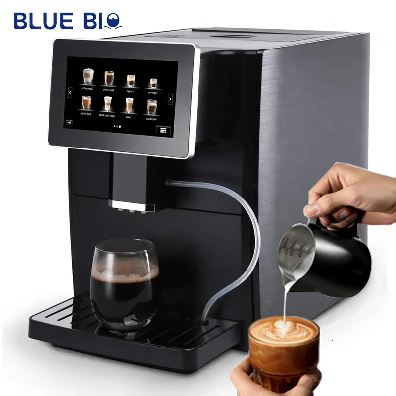 7-inch Intelligent Touchscreen Milk Foam Dual Outlet Italian Coffee Machine Fully Automatic Coffee Maker for home and commercial