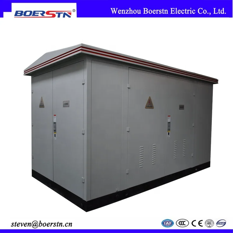 Outdoor Electrical Container Type Compact Power Transformer Substations 11KV 15KV 20KV 500KVA 630KVA 800KVA 1000KVA
