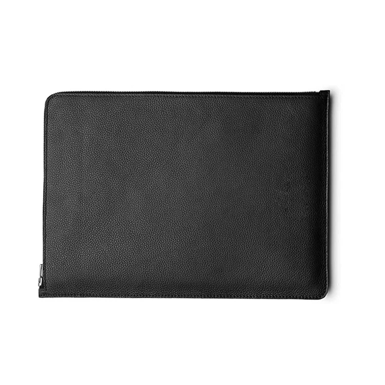 Wholesale Genuine Wool Leather Laptop Sleeve bag Multi-functional Fashion Laptop Folio for MacBook Pro 13 & MacBook Air 13