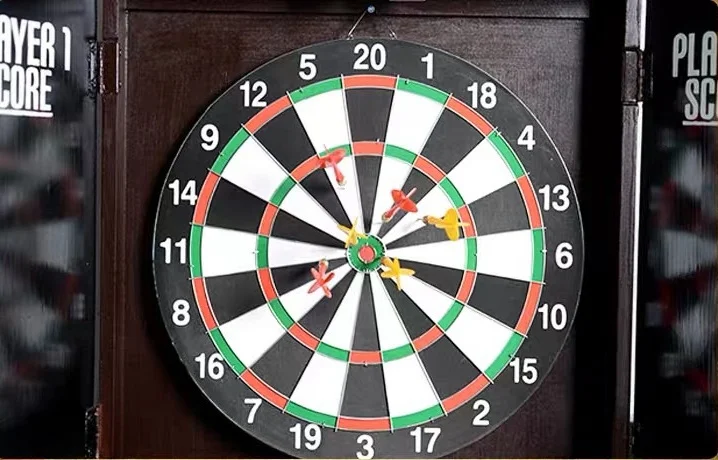 OEM Professional Self Healing Sisal Dart Board Wooden Darts Wardrobe Bristle Cabinet for Adults Use in All Seasons
