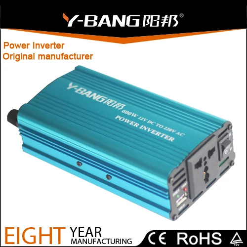 True power Wholesale price 600W 1200W Surge Power Portable power inverter with LED display