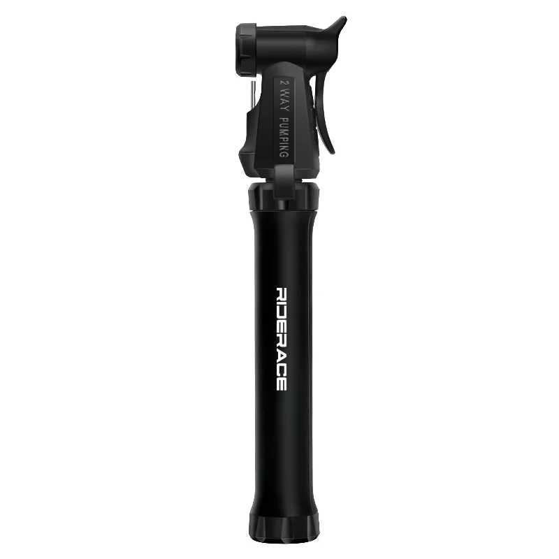 RIDERACE Bicycle Pump Schrader Presta Valve MTB Road Bike Hand Air Pump Outdoor Riding Tire Inflator For Ball Cycling Equipment