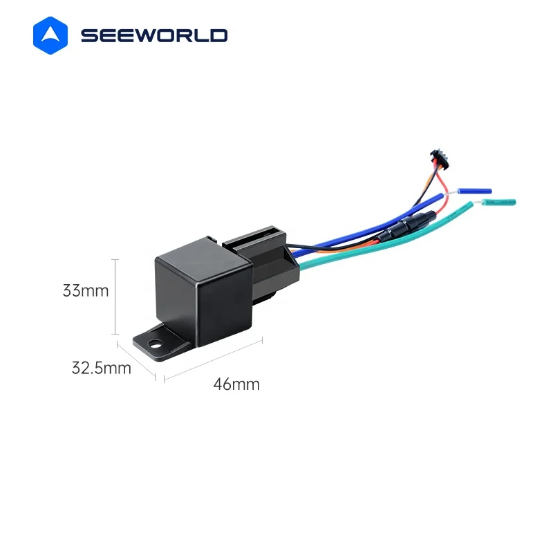 Relay Shape Motor GPS Tracker Motorcycle Tracking Device with Free Positioning Android and IOS APP