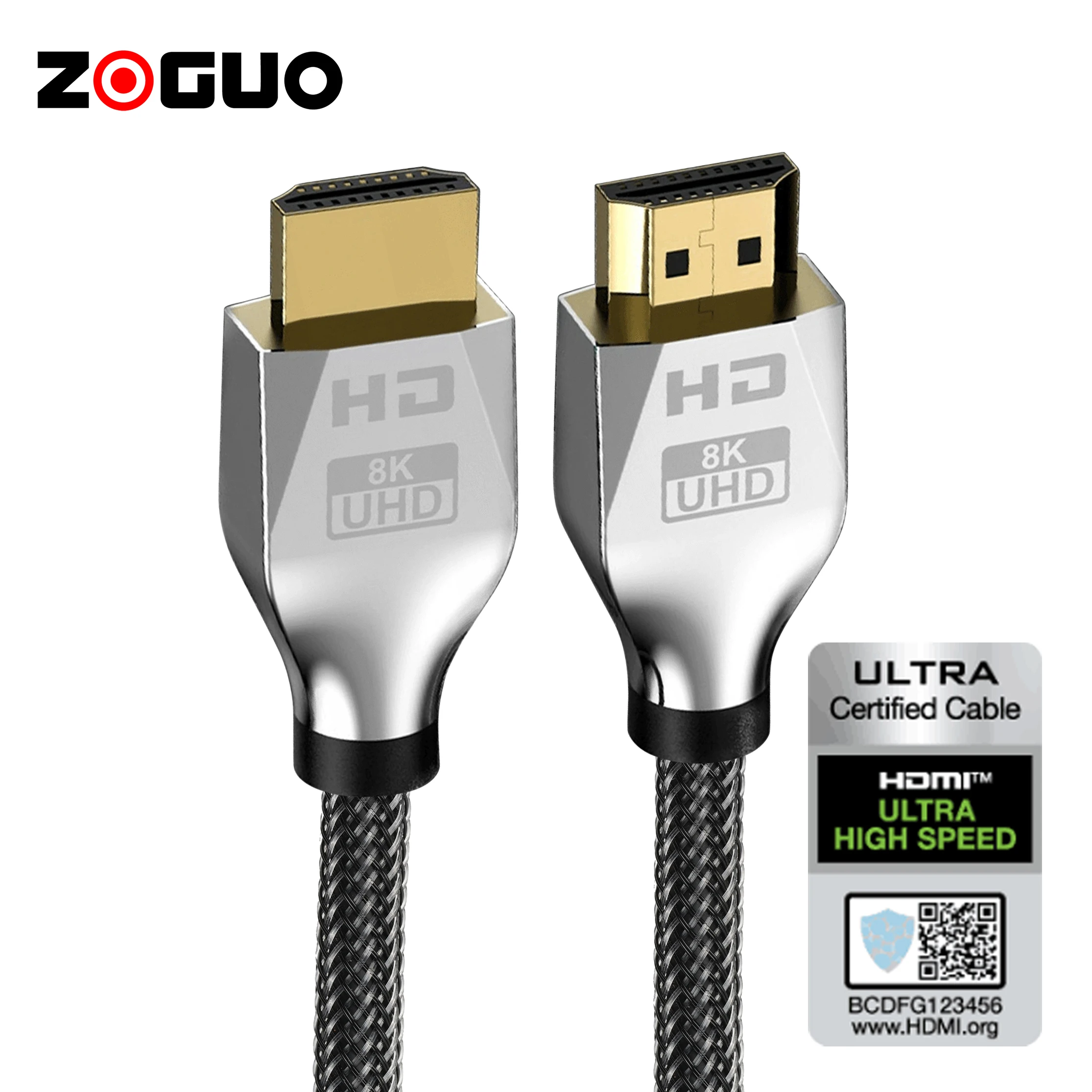 Профессиональное качество 30AWG золотистый штекер-штекер hdmi2.1 V